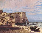 Gustave Courbet Cliffs at Etretat after the storm oil painting picture wholesale
